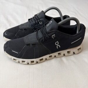 On Cloud Cloud 5 Black White Running Athletic Shoes Women's Size 9 59.98904 Gym